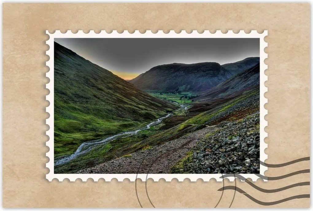 Poszterek 90x60 Napfelkelte a hegyekben