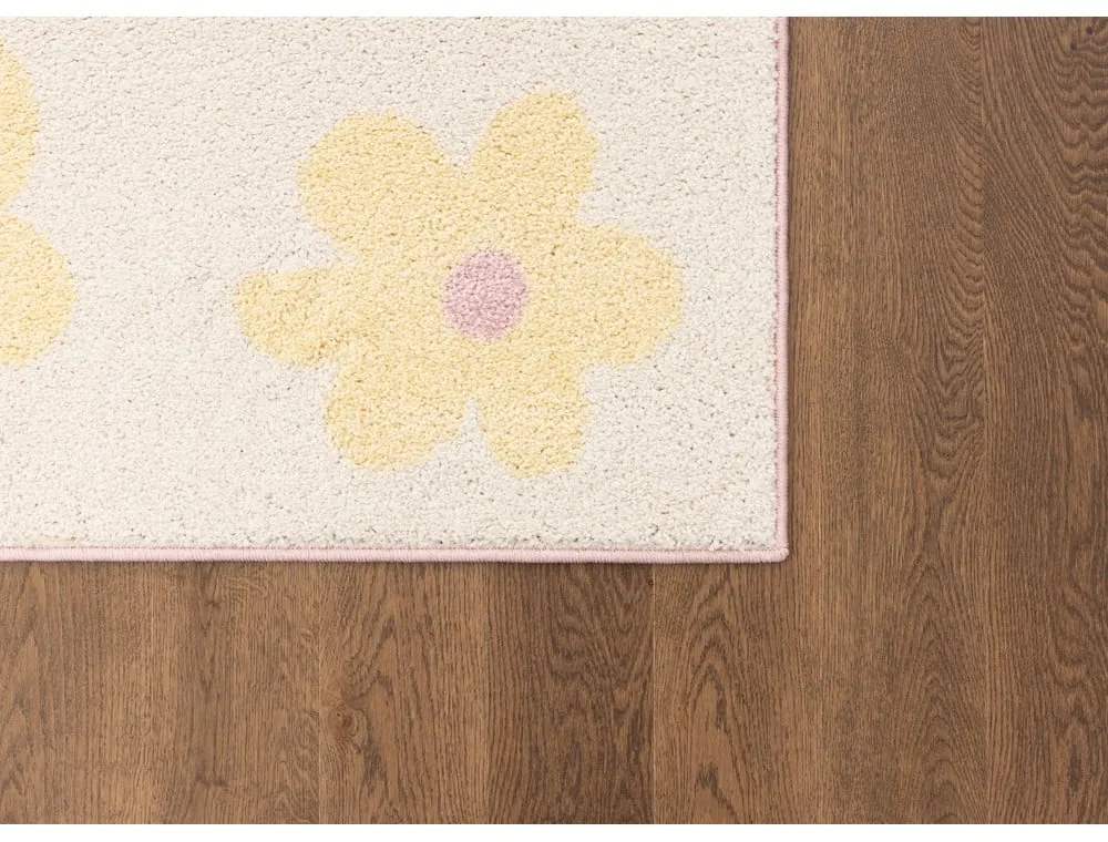 Sárga-elefántcsont színű gyerek szőnyeg 160x230 cm Dazzy Vanilla – FD