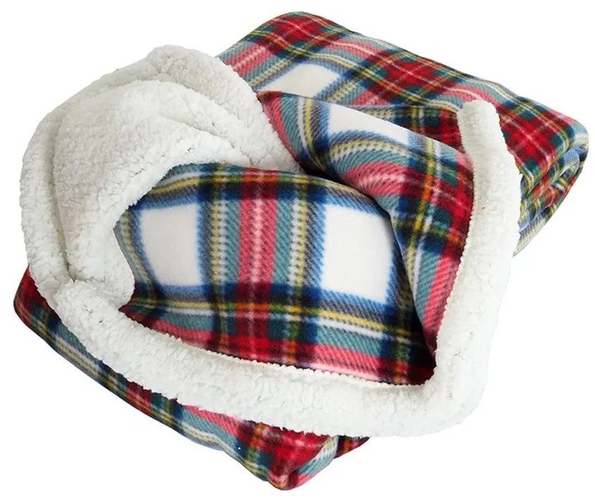 Sherpa pléd mikroplüssből BUFFALO TARTAN színes Méret: 150 x 200 cm