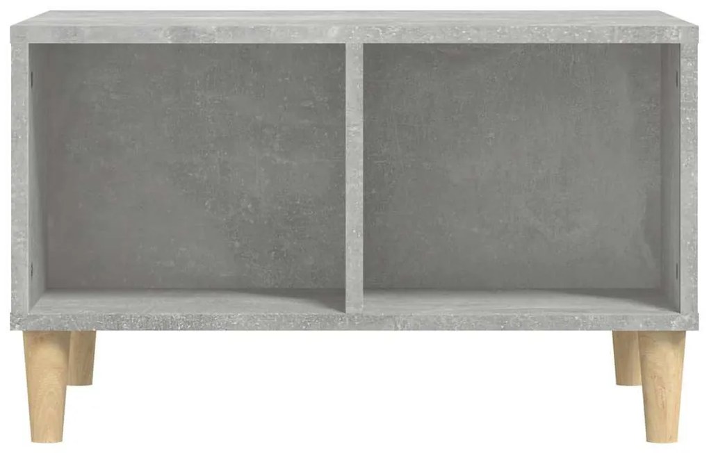 Betonszürke szerelt fa dohányzóasztal 60 x 50 x 36,5 cm