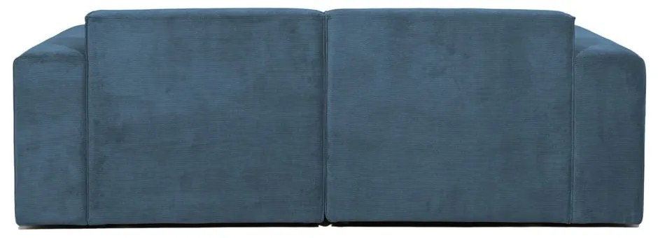 Kék kordbársony kanapé 202 cm Sting – Scandic
