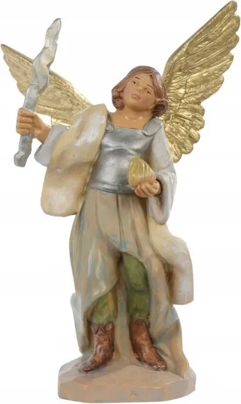 Angyal karddal 12cm magas figurákhoz Eredeti Fontanini Figura