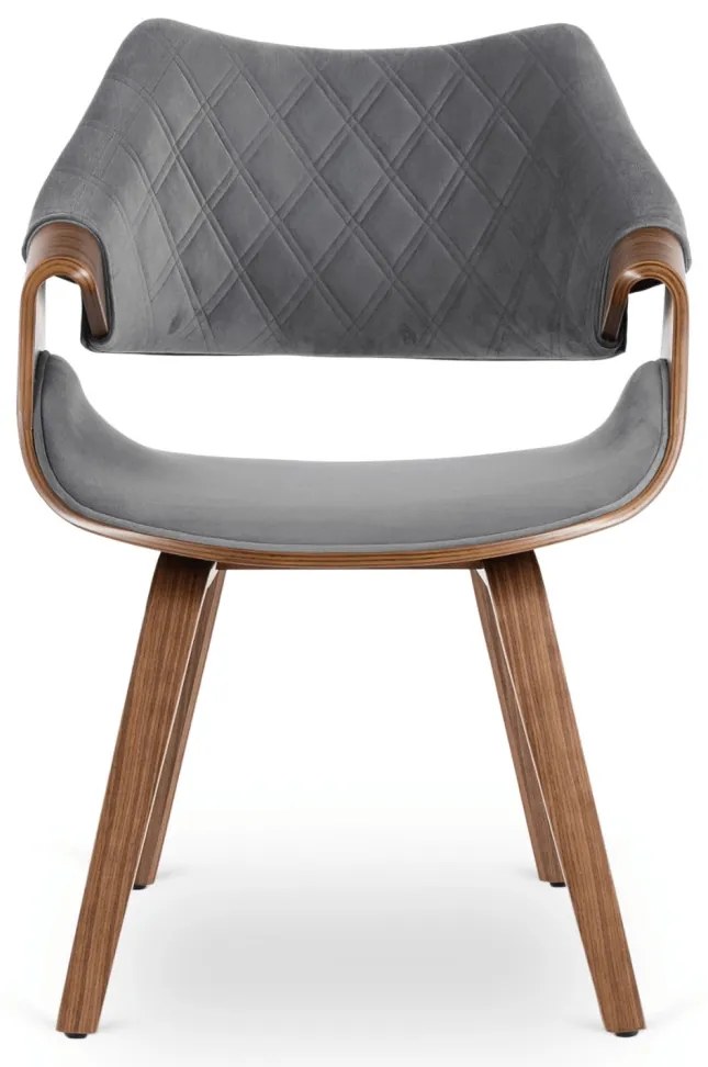 Szürke Bársony Étkezőszék. LUISE