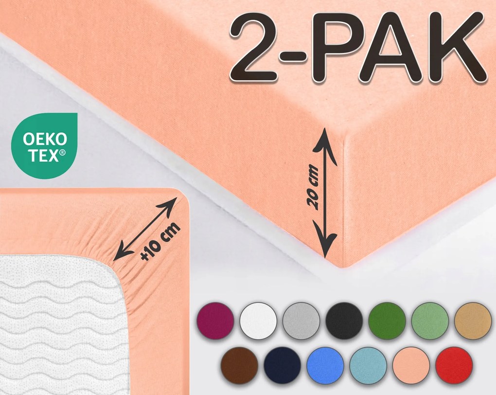 Sesto Senso gumis lepedő Jersey Rózsaszín 200x200cm