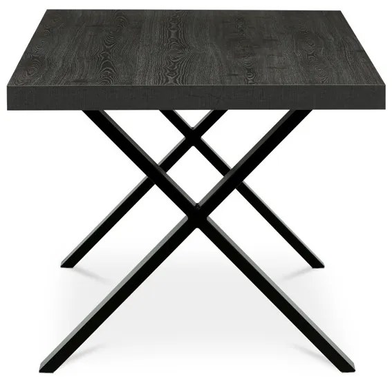 Étkezőasztal 180x90cm, laminált, szürke tölgy, HT-R5316 GREY