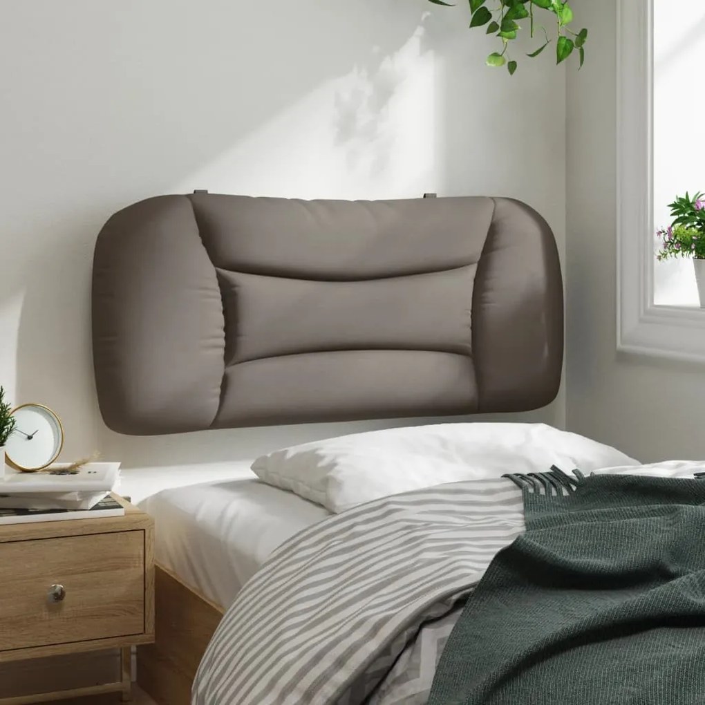 tópszínű szövet fejtámla párna 90 cm