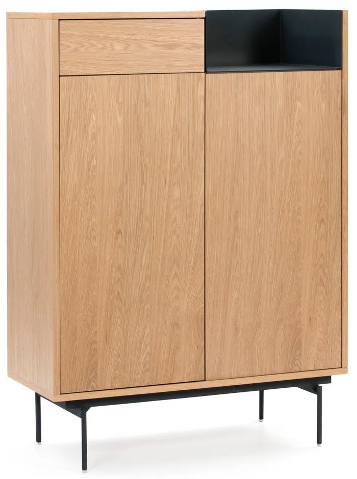 Valley világosbarna-kék szekrény - Teulat