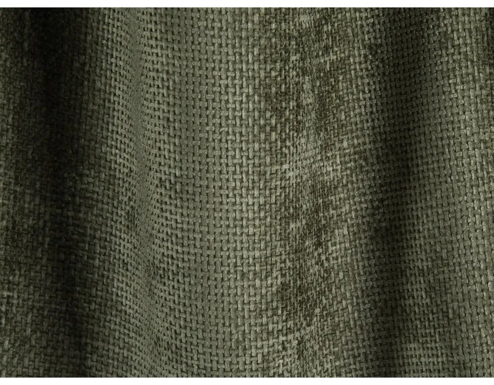 Zöld zsenília kinyitható-tárolóhelyes sarokkanapé Tonale – Cosmopolitan Design