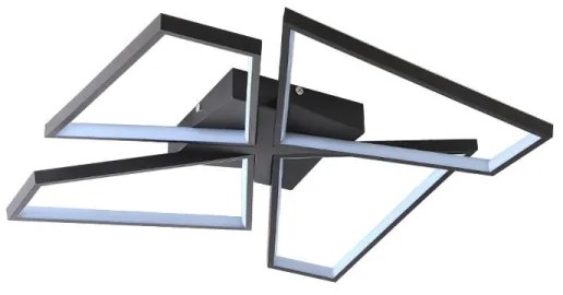 LED állítható mennyezeti lámpa 115W 230V 3000-6500K fekete + DO