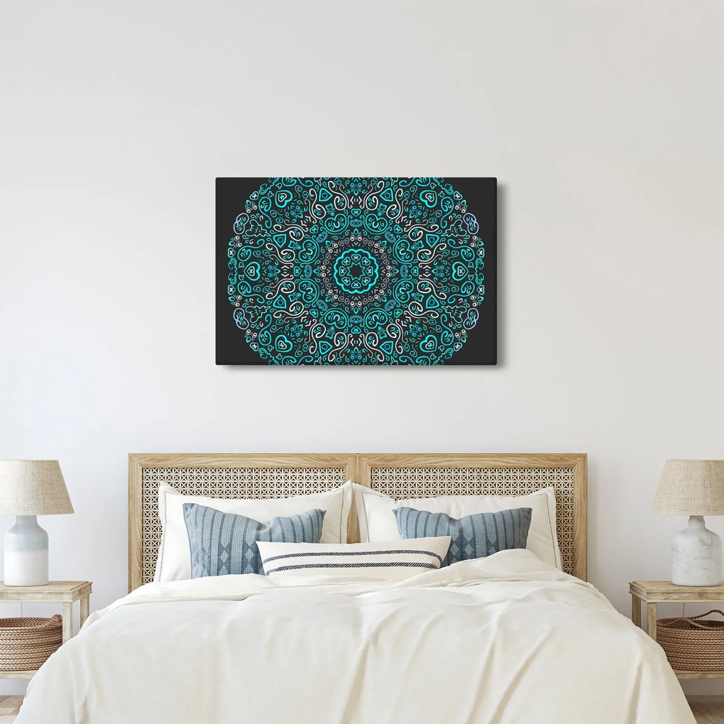 A díszítő absztrakció képe (90x60 cm)