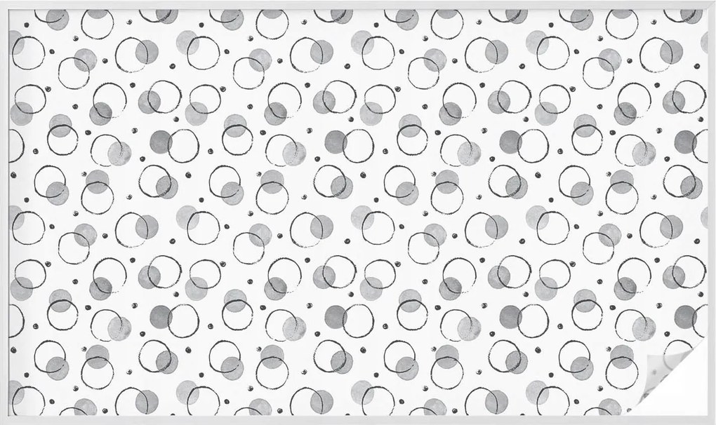 Öntapadós szélvédő furnér Adatvédelem Szürke kerekek 200x116 cm