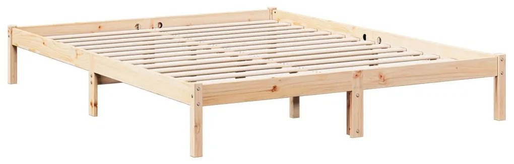tömör fenyőfa extra hosszú ágykeret matrac nélkül 140 x 210 cm