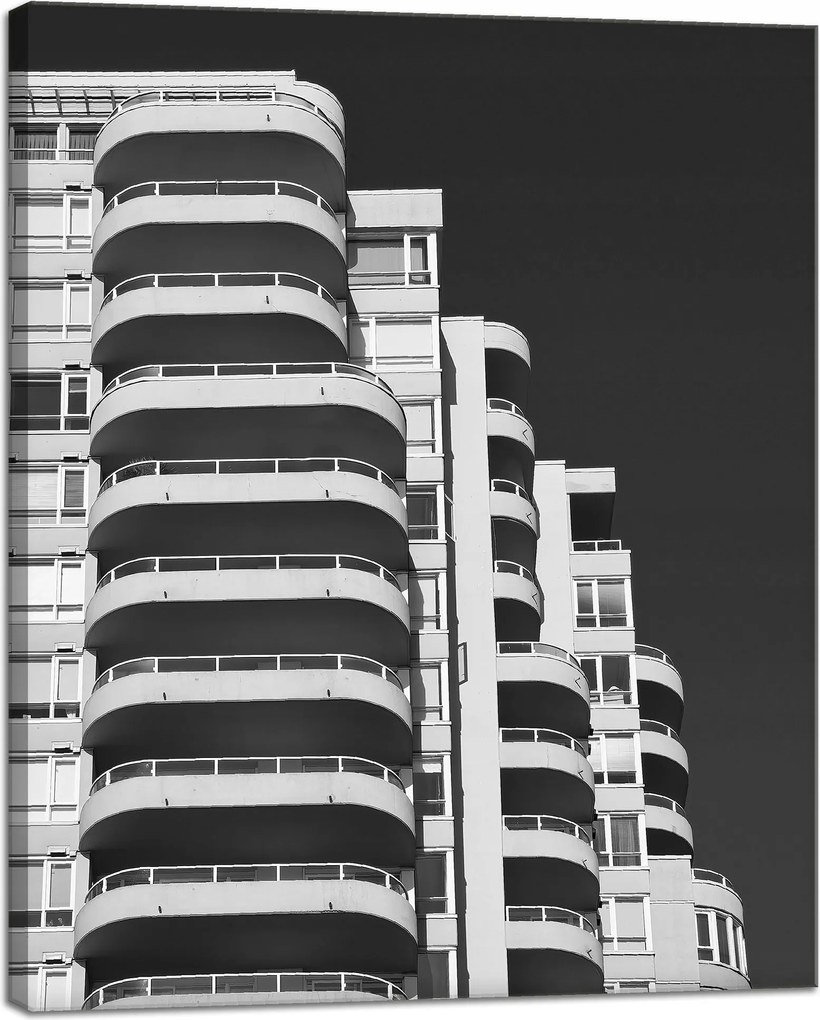 Vászonképek Építészet Erkélyek Fehér 40x50