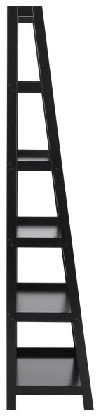 DAMON fekete könyvespolc