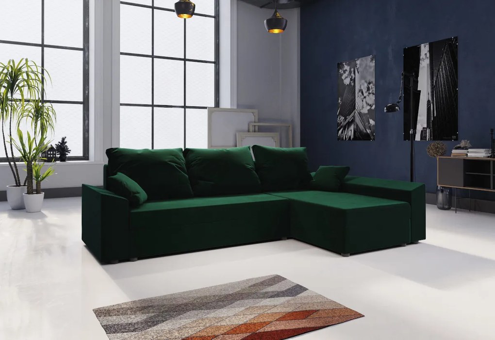 PAMELA ágyázható sarok ülőgarnitúra, 243x85x139, mikrofázis 20/05, bal