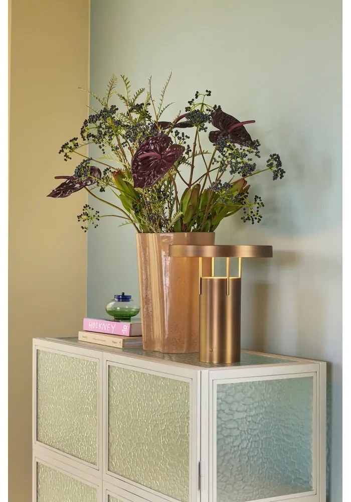 Bronzszínű LED dimmelhető asztali lámpa (magasság 20 cm) BringMe – Hübsch