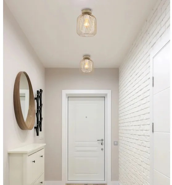 Globo 15965D - DICHTI mennyezeti lámpatest 1xE27/40W/230V, átmérő 18 cm