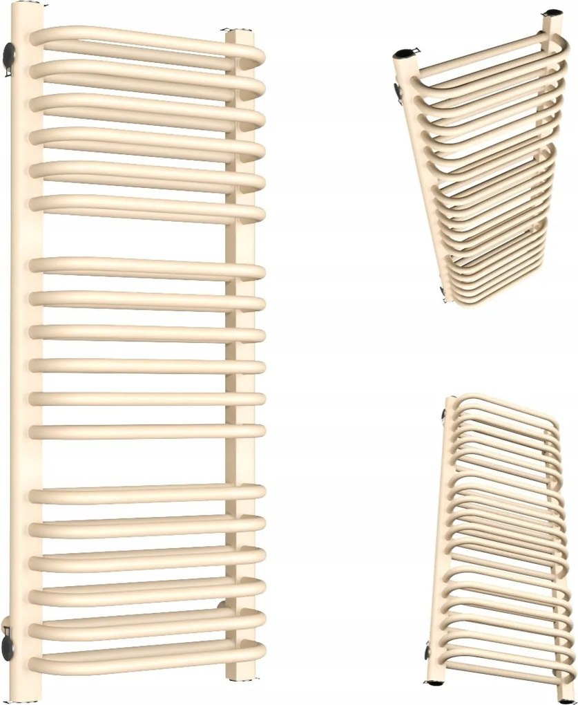 Fürdőszobai Radiátor Függőleges Double 940/400 Krémszínű