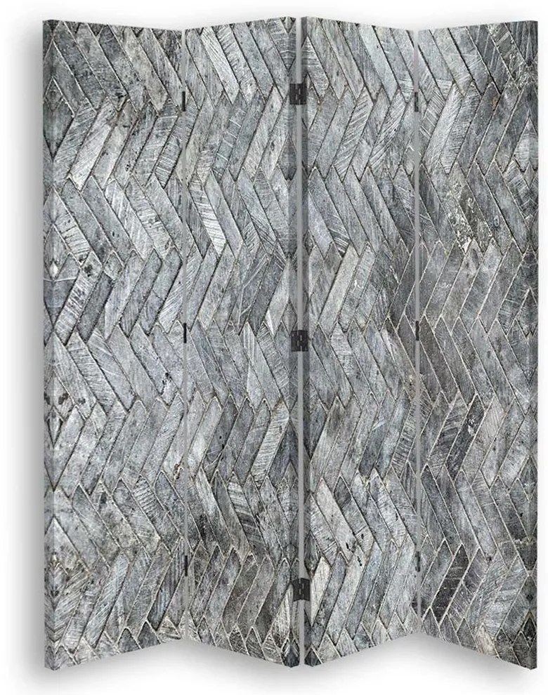 Gario Paraván Mintás szürke Méret: 145 x 170 cm, Kivitelezés: Klasszikus paraván