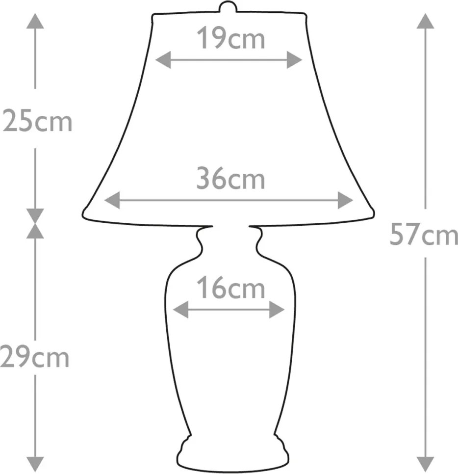 Elstead Lighting BLUE BLUE-G-JAR-TL Asztali lámpa 1x60W/E27