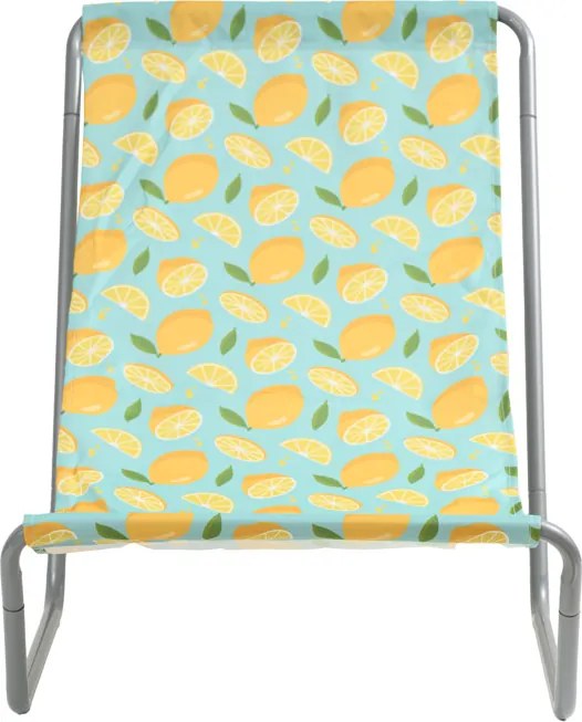 2 db összecsukható strandnyugágy SAND LEMON, színes kivitel.