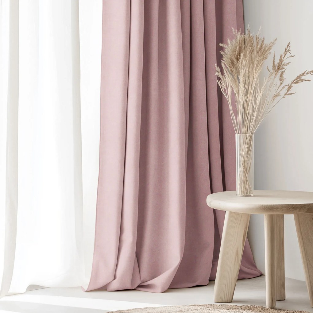 Goldea marbella dekoratív drapéria - régi rózsaszín 220x135 cm