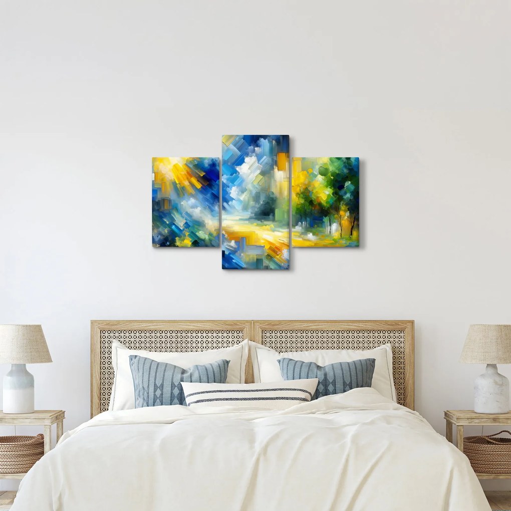 Kép - Absztrakt napos nap (90x60 cm)