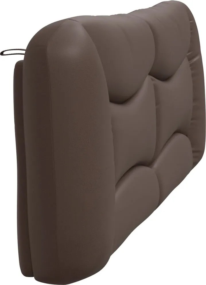 barna műbőr fejtámla párna Hvar 200 cm