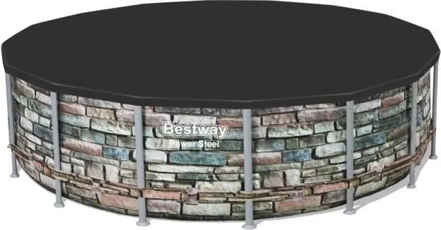 Bestway medence védőtakaró 488 cm átmérőjű fémvázas medencékhez