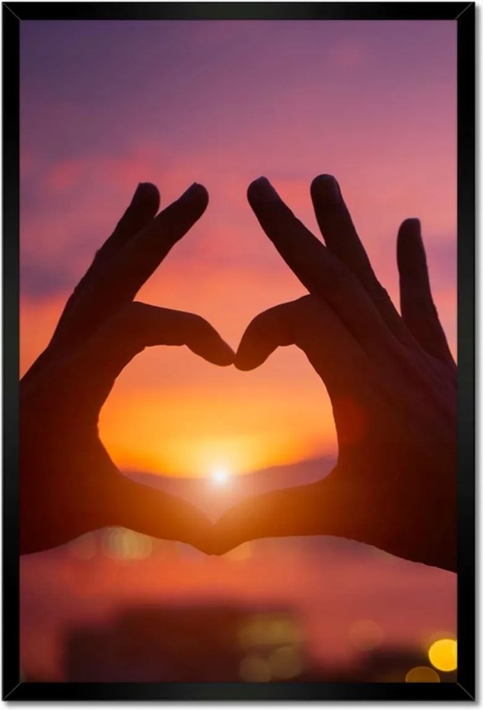 Poszterek keretben 40x60 Nőnap Ajándék Love