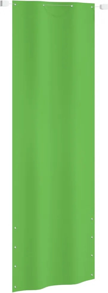 vidaXL világoszöld oxford-szövet erkélyparaván 80 x 240 cm