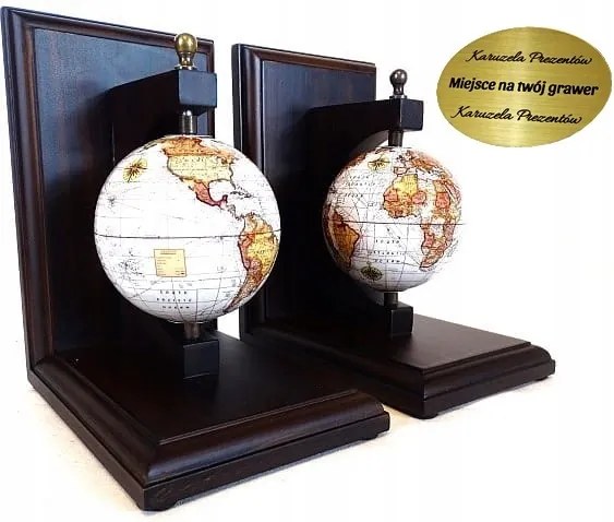 Dekoratív Földgömb Könyvtámasz Utazási Iroda Irodaház