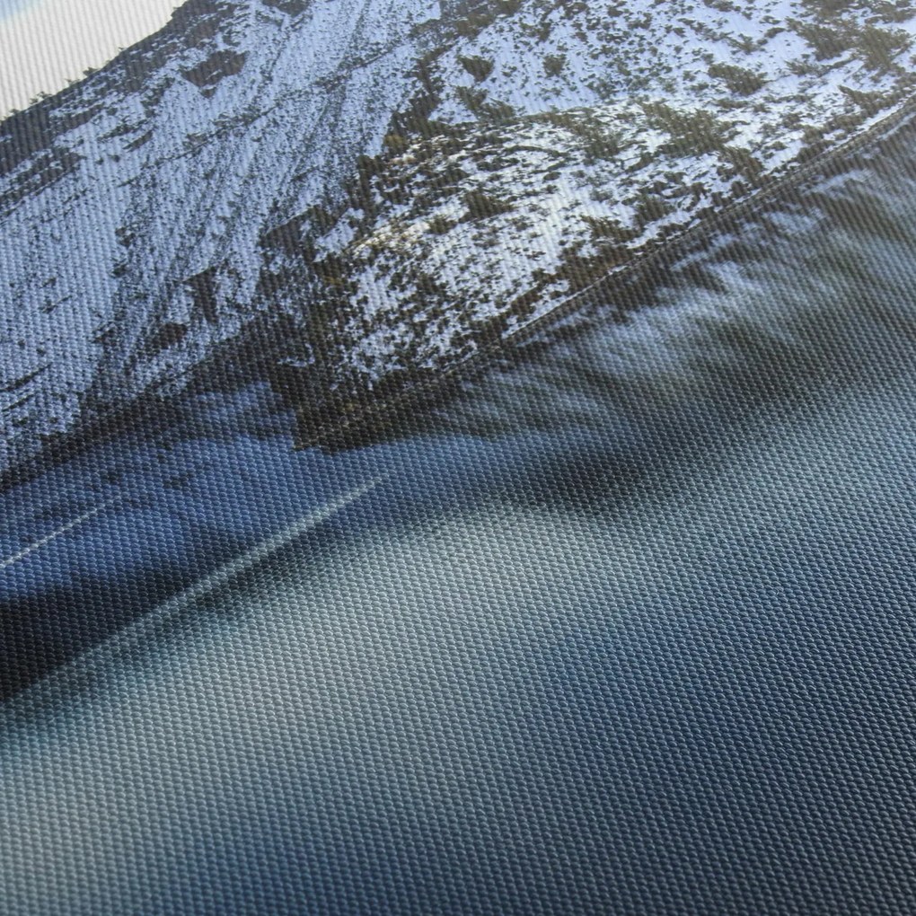 Kép - téli táj tóval (90x60 cm)