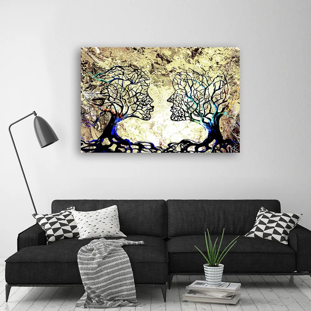 Gario Vászonkép Szerelmes fák Méret: 100 x 70 cm