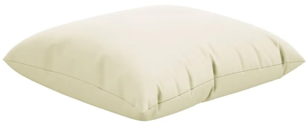 4 db krémszínű szövet kanapépárna 40 x 40 cm