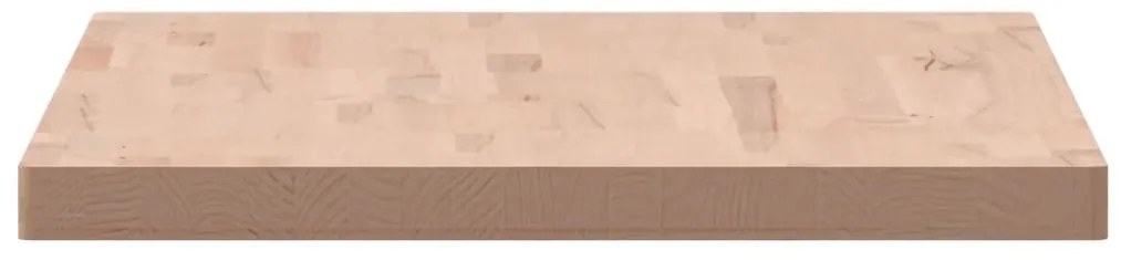 tömör bükkfa téglalap alakú asztallap 100x60x4 cm