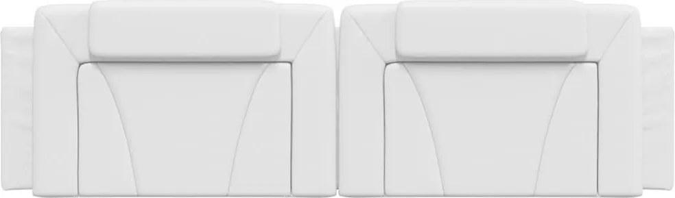 fehér műbőr fejtámla párna Viana 180 cm