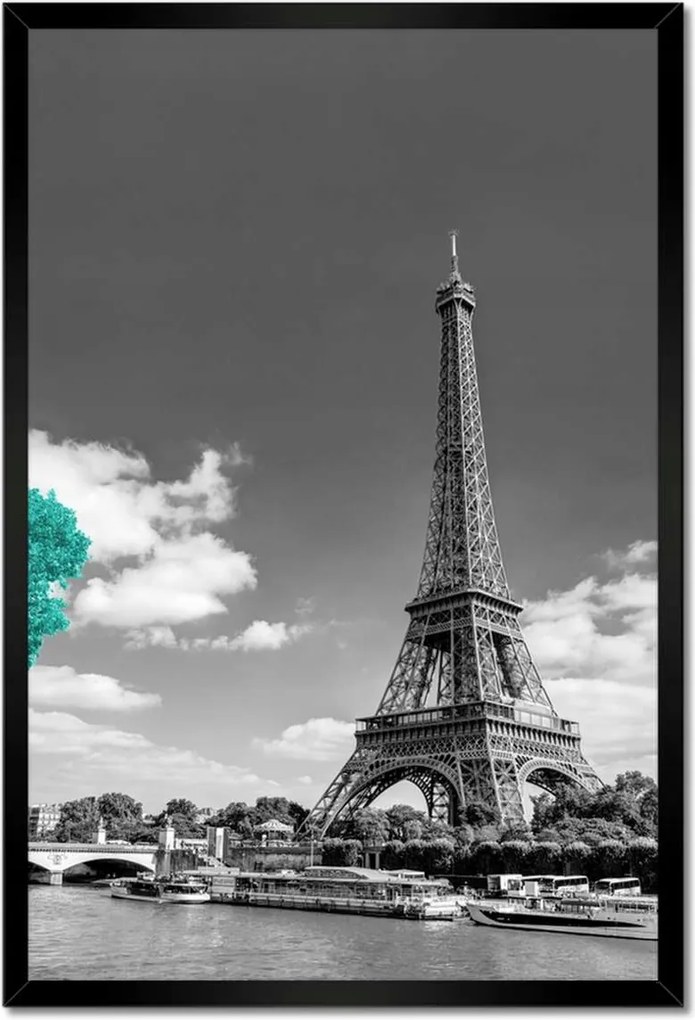 Poszterek keretben 40x60 Eiffel-torony Párizsban