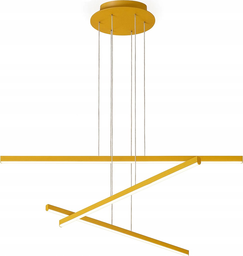 Függőlámpa Arany Led Modern Nappali Étkező Asztallap