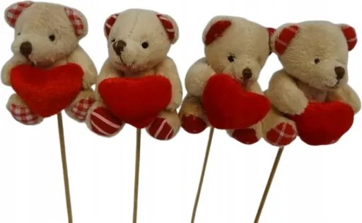 Maci Szívvel A Csúcson 42cm Pikk-pakk plüssfigura 8cm