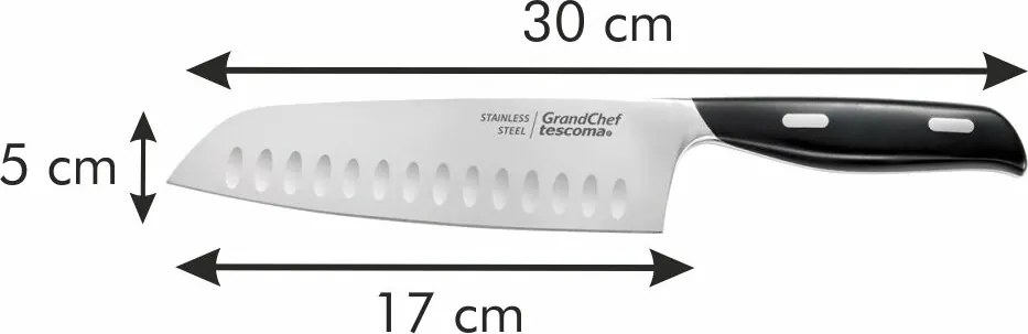 Tescoma GrandCHEF Santoku kés, 17 cm