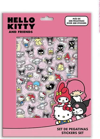 Hello Kitty Friends matrica szett 300 db-os
