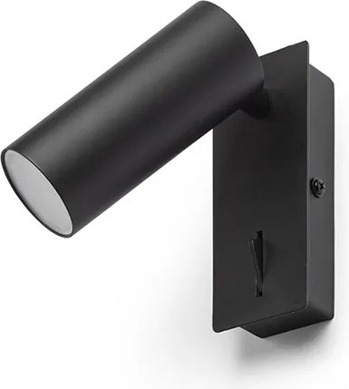 RENDL TAPIO I SQ nástěnná černá 230V LED 4.5W 3000K