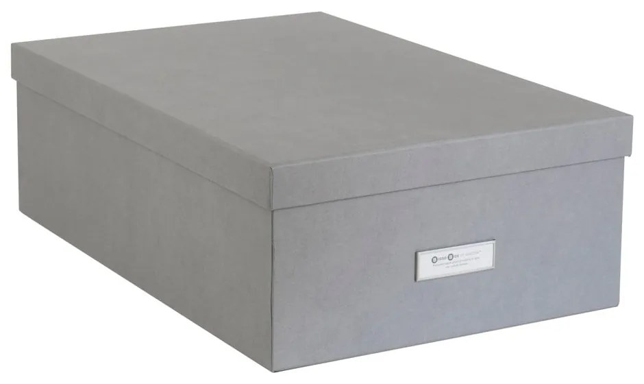 Inge 3 db-os szürke tárolódoboz szett - Bigso Box of Sweden