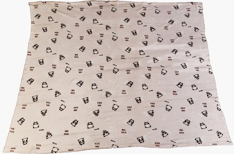 Mintás wellsoft babatakaró 150x130cm