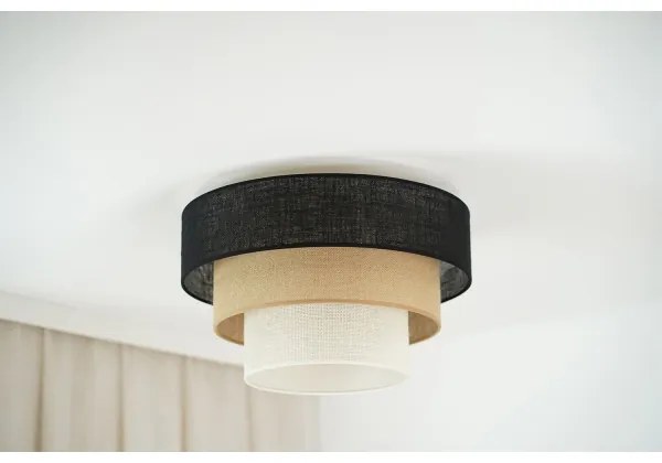 Brilagi - ASPEN LUNETA stropní svítidlo 1xE27/15W/230V pr. 45 černá/béžová/krém