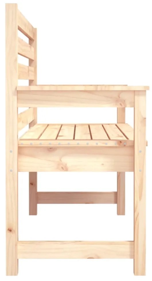 tömör fenyőfa kerti pad 109x48x91,5 cm