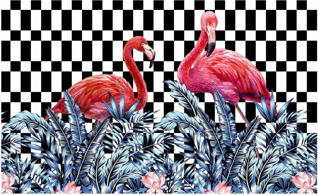 Fotótapéta állatok flamingók fotótapéta 416 x 254