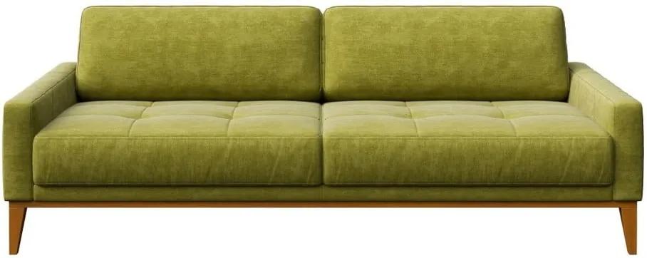 Musso Tufted zöld háromszemélyes kanapé - MESONICA