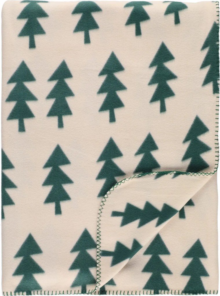 Karácsonyfa Mintás Takaró 150 X 200 CM Bézs